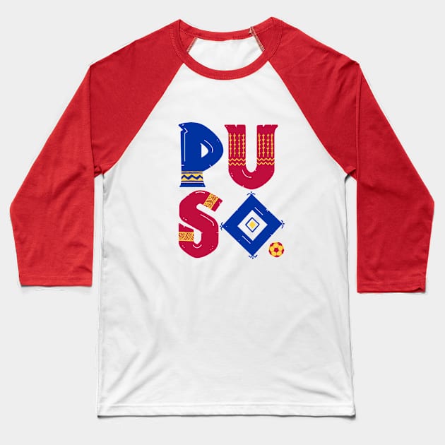 Puso Baseball T-Shirt by reglapid